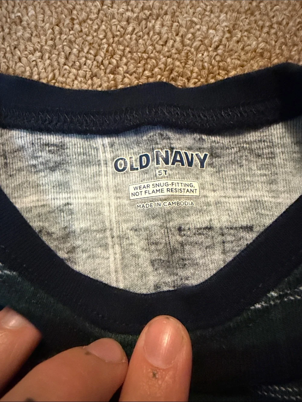 Old navy toddler fitted pjs